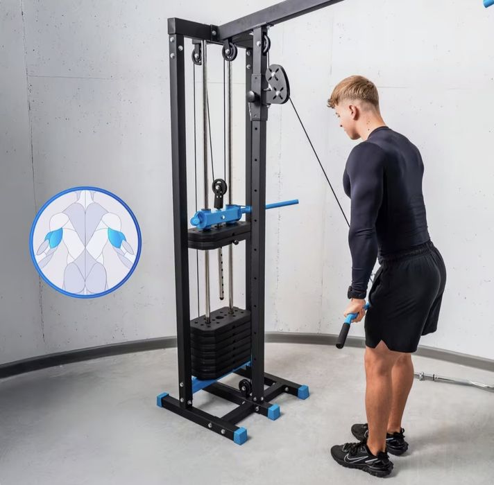 Torre  Máquina de Cabos Funcional – Estação de Treino Completa