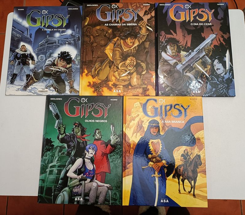 36 Albúns de Schuiten, Blacksad, Gipsy, Peter Pan, Decalogo,e outros