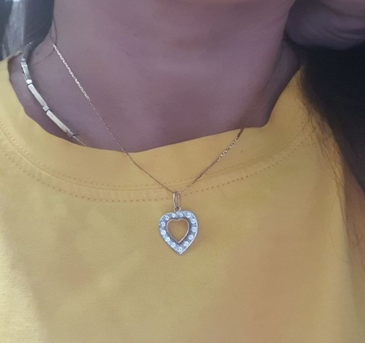 Золотая цепочка с кулончиком