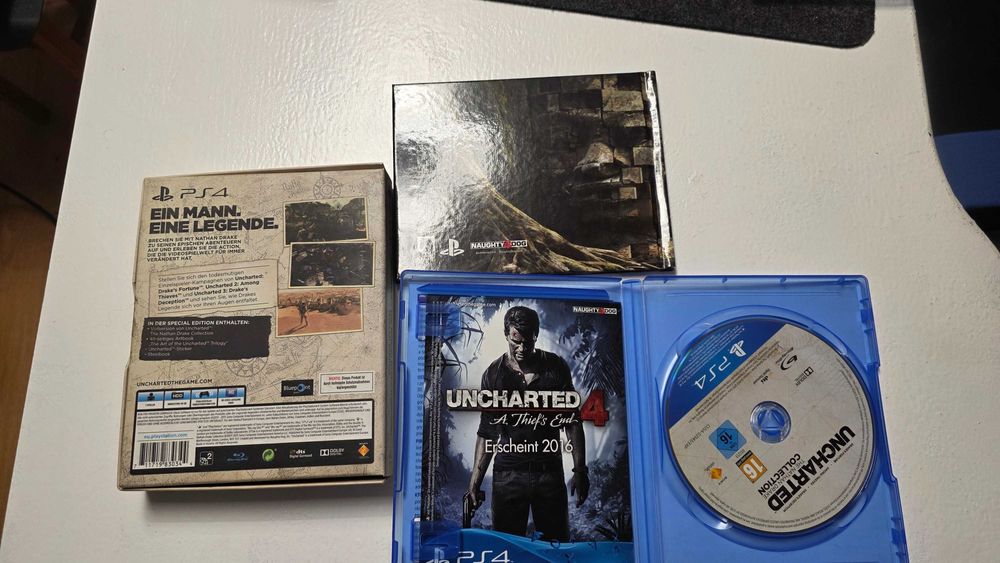 PS4 Uncharted trylogia edycja specjalna steelbook