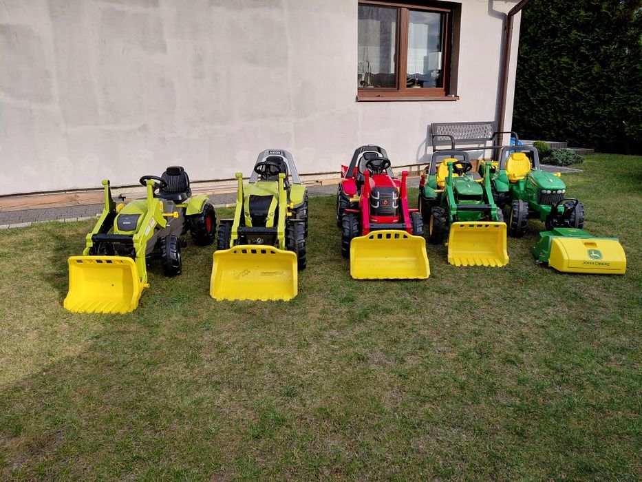 Rolly toys traktory John Deere, Claas, Case