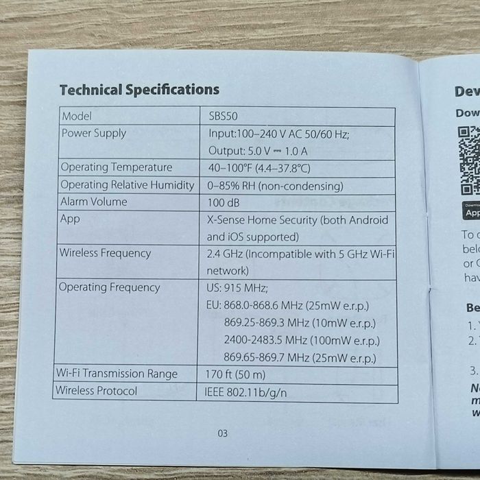 X-Sense SBS50 Базовая станция, Wi-Fi Hub для 50 смарт-датчиків
