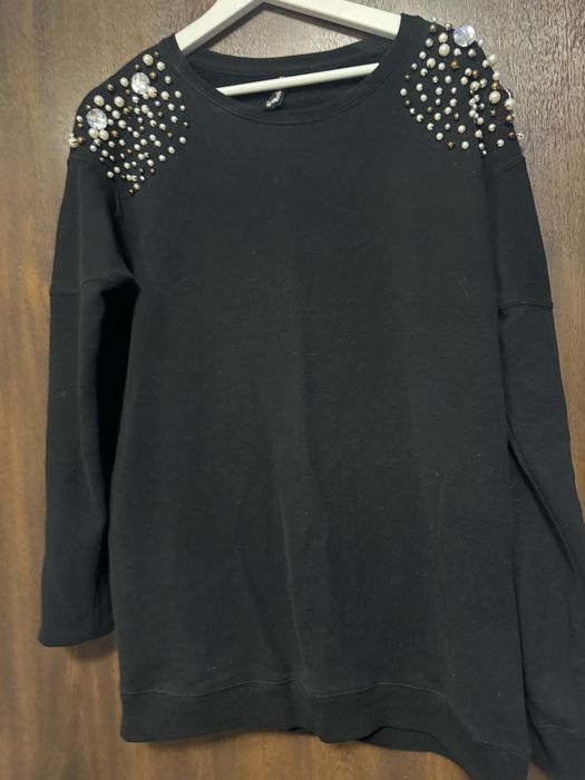 Bluza z pagonami perly