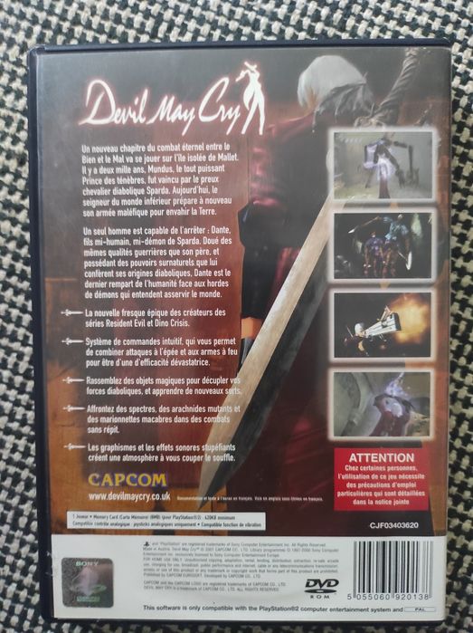 Devil may cry PS2 ler descrição