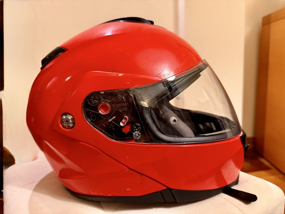 Capacete Mota Vermelho