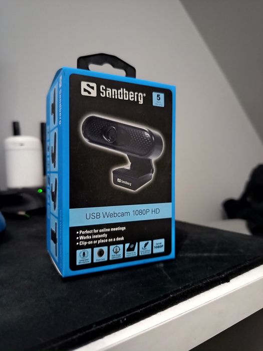 Sandberg 1080p kamera internetowa do komputera na usb webcam chat