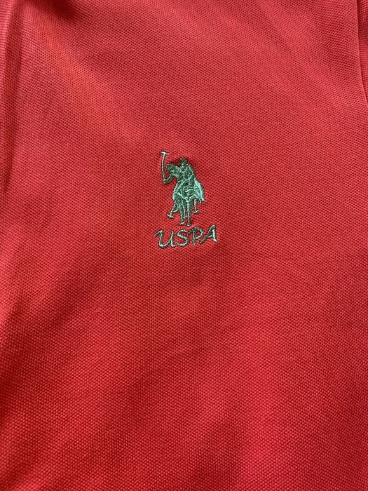 Koszulka polo U.S. Polo ASSN malinowa