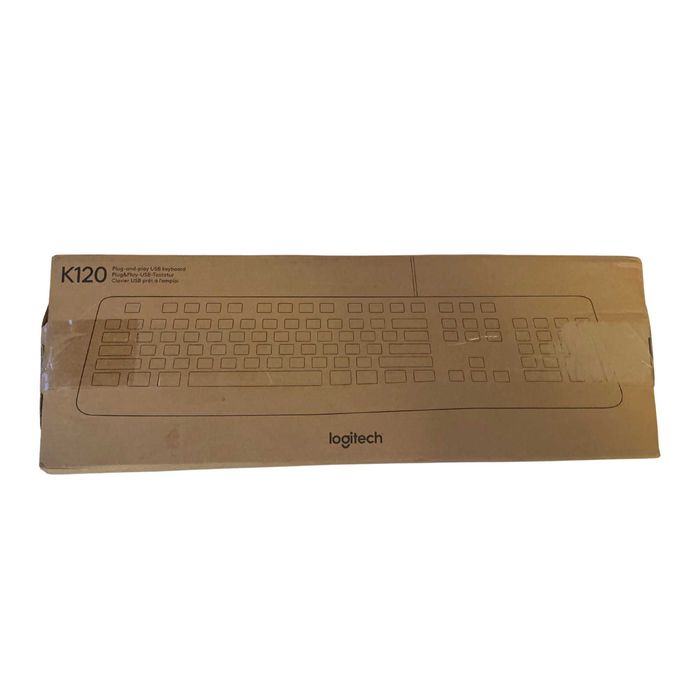 Klawiatura przewodowa czarna Logitech K120, Plug & Play