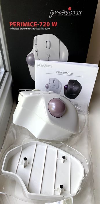 Беспроводной эргономичный трекбол Perixx PERIMICE-720 W Bluetooth/USB