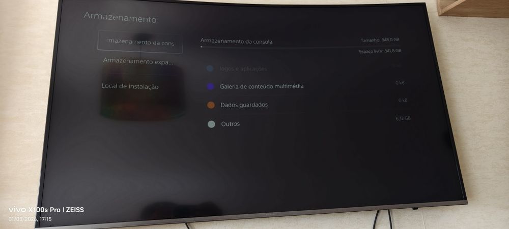 PlayStation 5 digital 1tb sem caixa com um comando