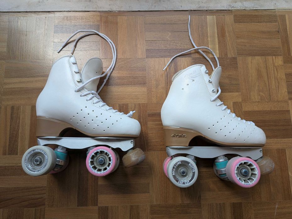 Patins Artísticos Edea Rondò (230 / EU 34.5) — Base Roll-Line Variant + Rodas Giotto