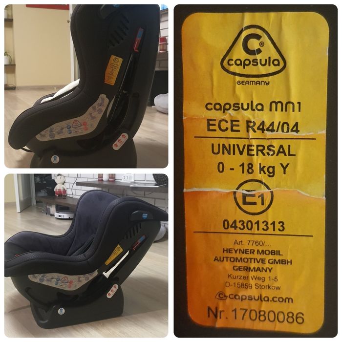 АВТОКРІСЛО універсальне 0-18кг