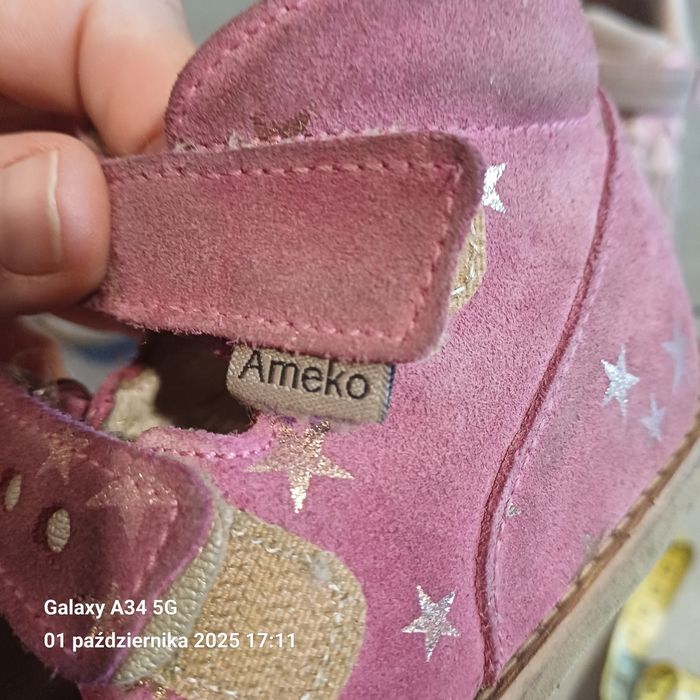 Buty dla dziewczynki wkladka 16cm