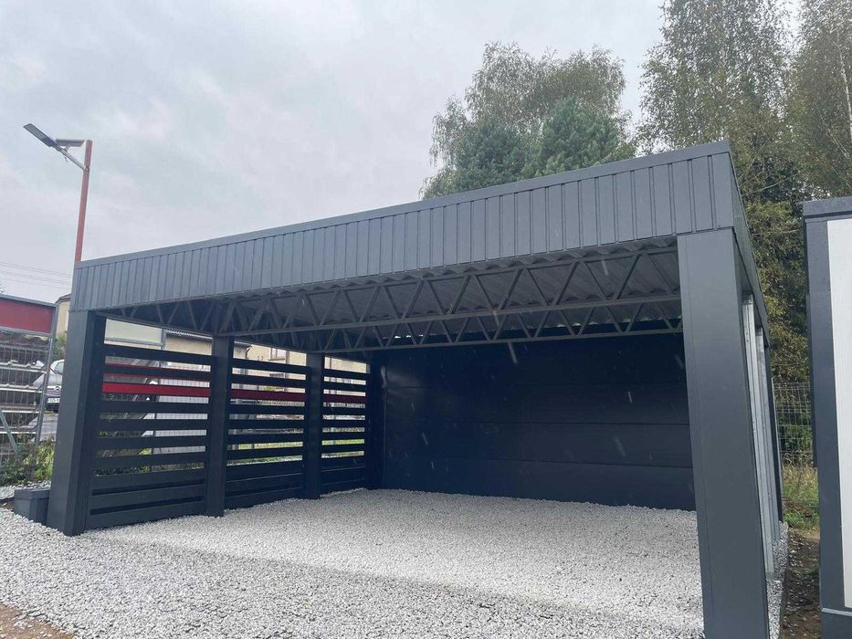 Carport S1 / Wiata / Pergola - w technologii LGS do samodzielnego montażu – 36 m²