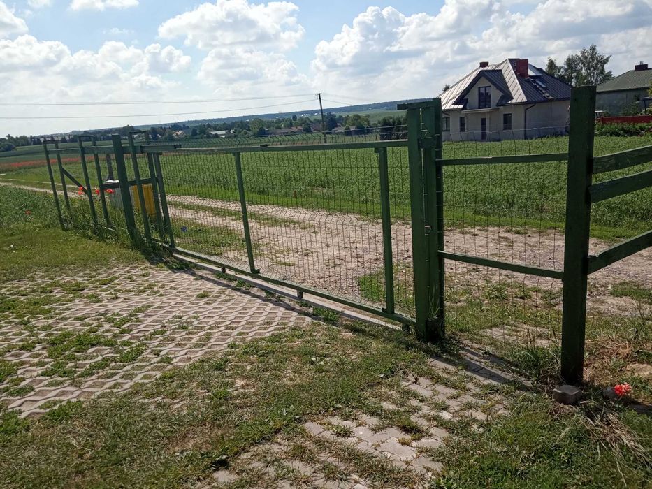 Brama przesuwna 5m + furtka 1m na budowę, działkę,ogród, Lublin gmina Głusk