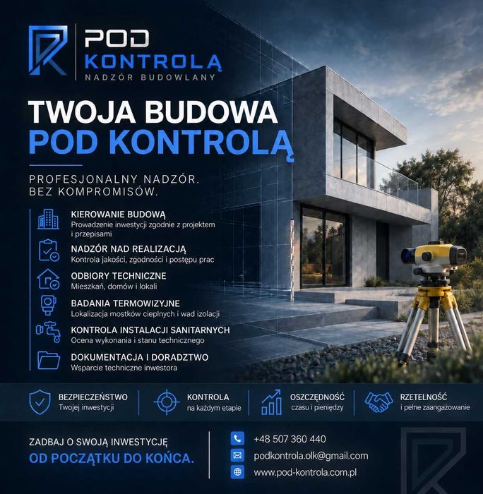 Odbiory techniczne mieszkań i domów | Inspektor budowlany