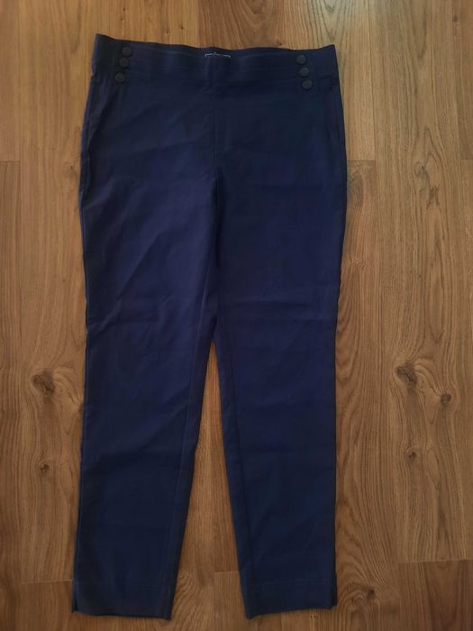 Granatowe spodnie damskie love Canda r. 42