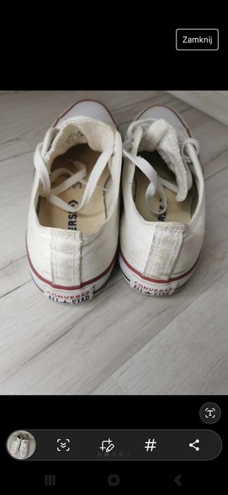 Converse białe okazja