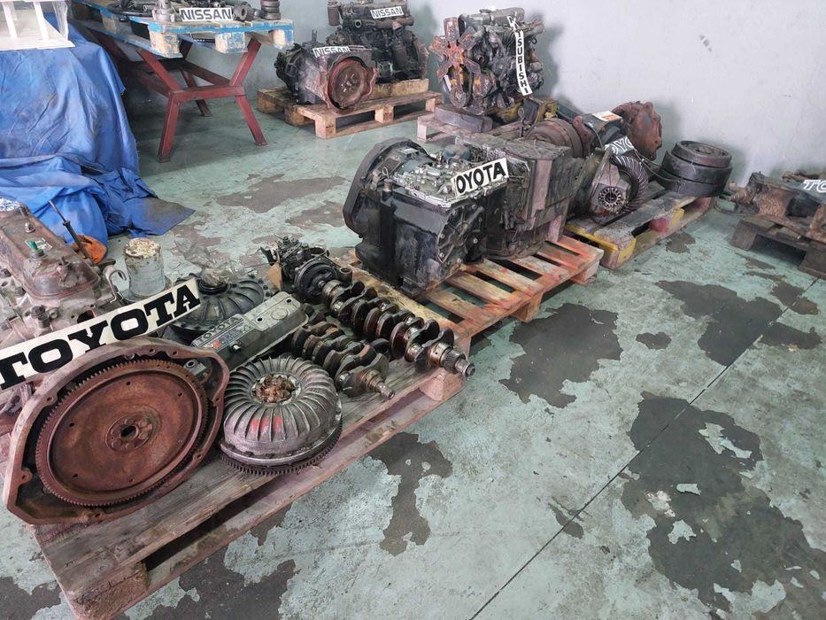 Materiais usados Empilhadores