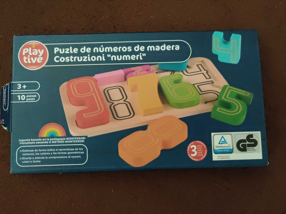 Puzzles didáticos de madeira