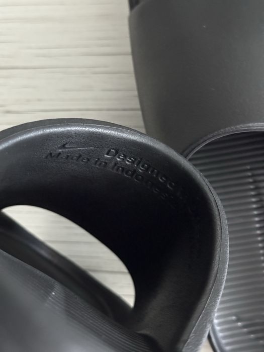 Сланцы оригинал Nike Calm Slide Black шлепанцы тапки