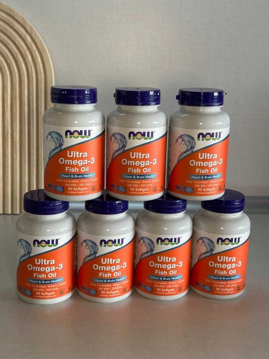Омега Ultra Omega 3 NOW Foods риб’ячий жир із ультра омега США
