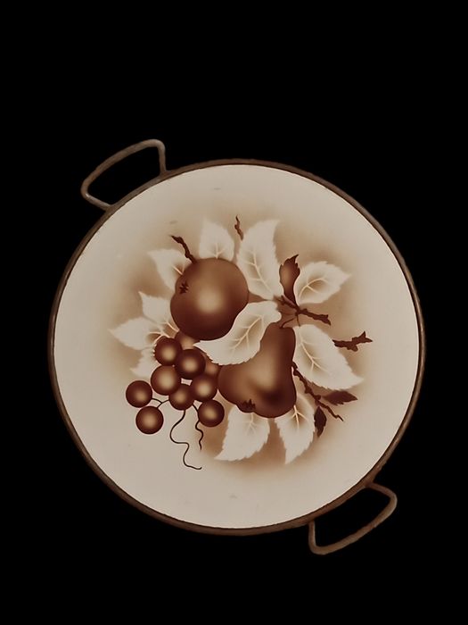 Tabuleiro ou bandeja Majólica antiga