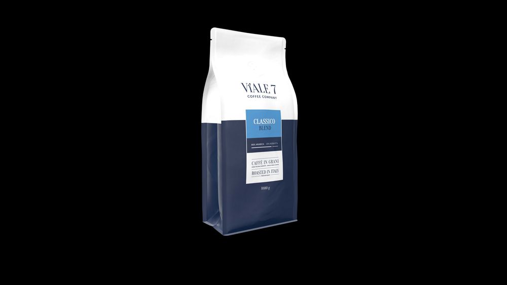 Kawa ziarnista 80% arabica 20% robusta 1kg Viale7 CLASSICO medium roast