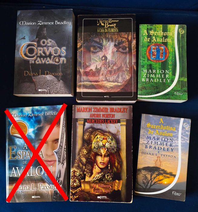 Lote 5 Livros Ciclo de Avalon Alargado - M. Zimmer Bradley