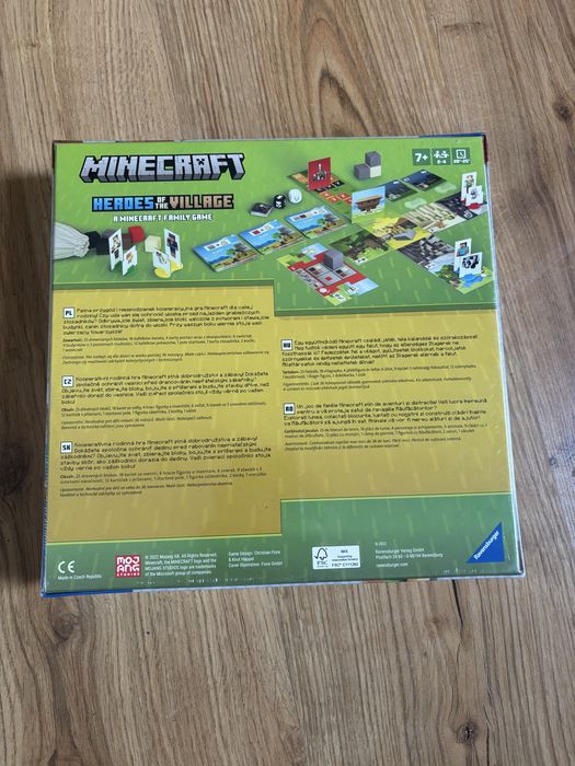 MINECRAFT Gra planszowa dla dzieci: Uratuj wioskę