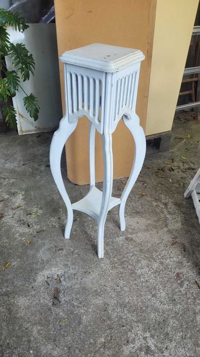 Consola Prateleira Para Vasos Madeira