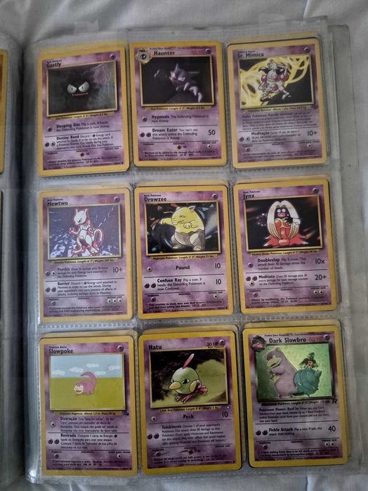 Cartas pokemon 1999-2002