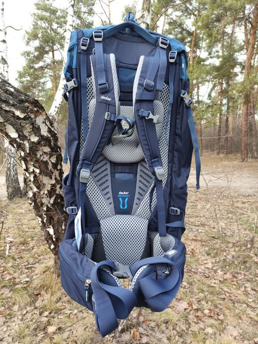 *Рюкзак Deuter Aircontact,*75+10, Midnight/Navy*