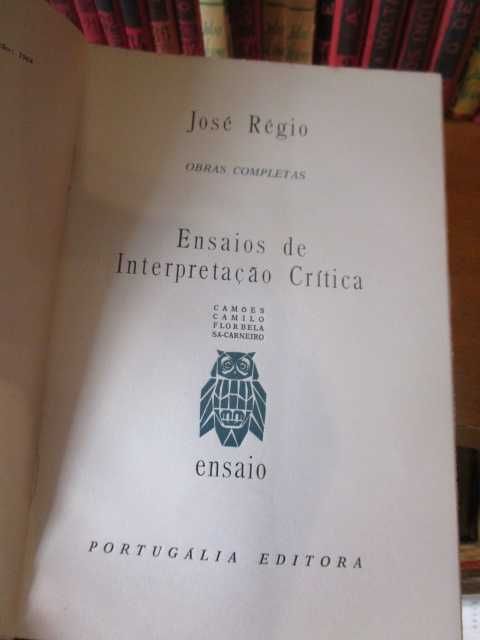 José Régio ensaios de interpretação critica