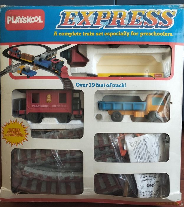 Playskool Express Vintage Train Set