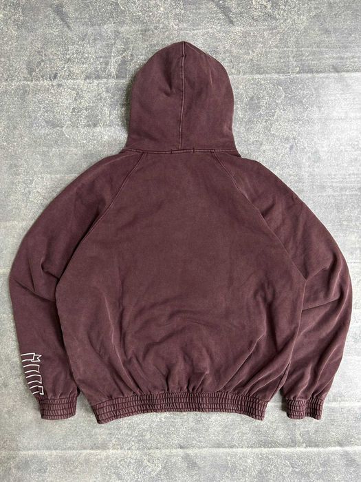 Худі Number (N)ine Shield бордова hoodie archive Sweatshirt худи кофта
