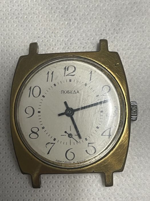 Годинник «Победа» СРСР з позолотою Au 10