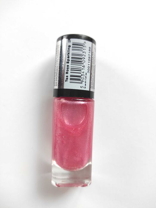 Żelowy lakier do paznokci Eveline Lumi Bloom - 11 Tea Rose Sparkling