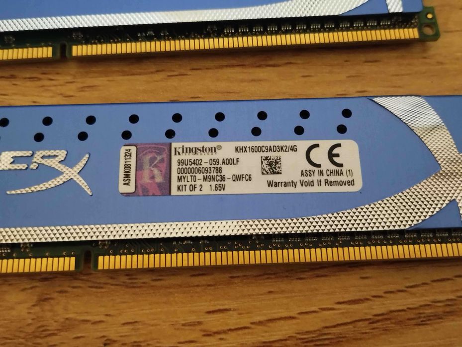 Pamięć RAM Kingston's KHX1600C9AD3K2/4G [4gb, 2x 2gb]