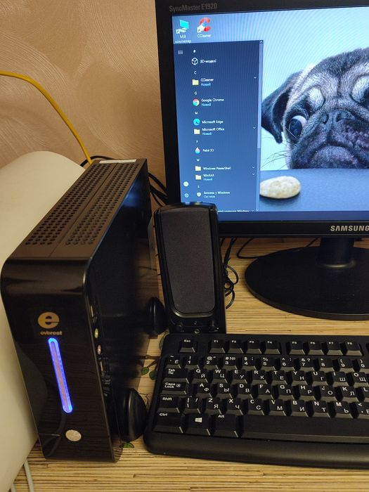 ПК Комп'ютер для дому/офісу/навчання (Intel J1800, DDR 4Gb, SSD 120Gb)