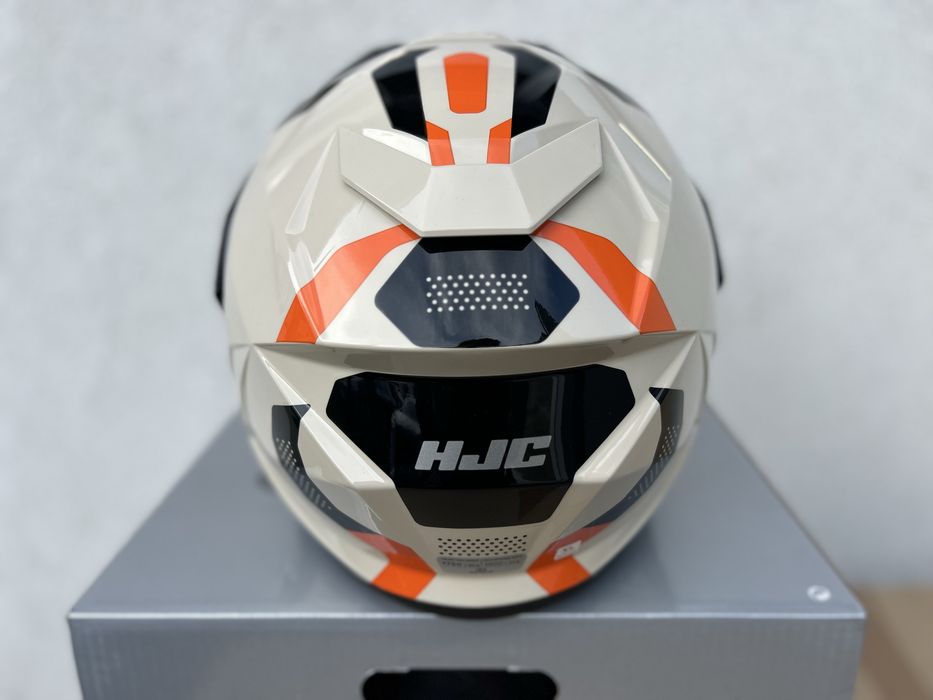 Kask motocyklowy szczekowy adventure HJC i80 Velly rozmiar XL, Blenda!