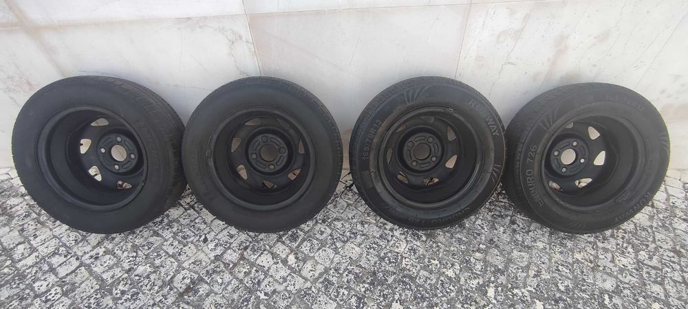 Jantes 13'' + 4 Pneus: PROMOÇÃO!