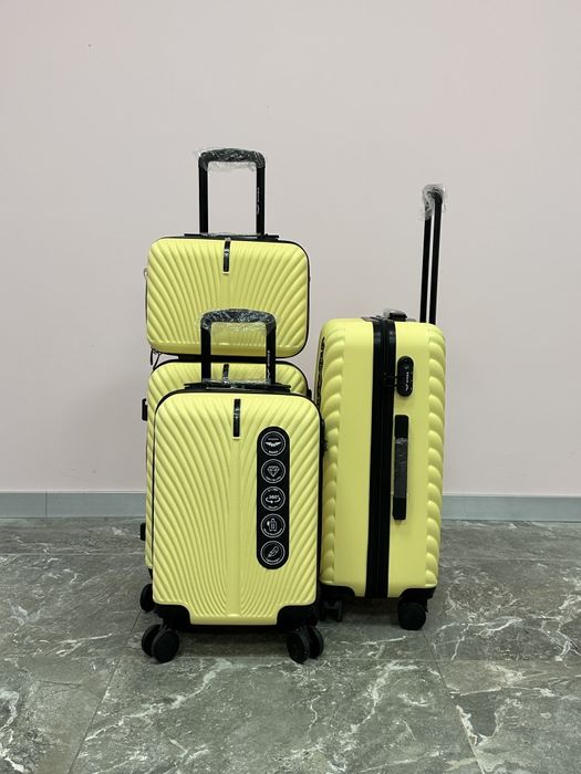 ОРИГІНАЛ‼️Польська валіза, чемодан на колесах, валіза з код замком