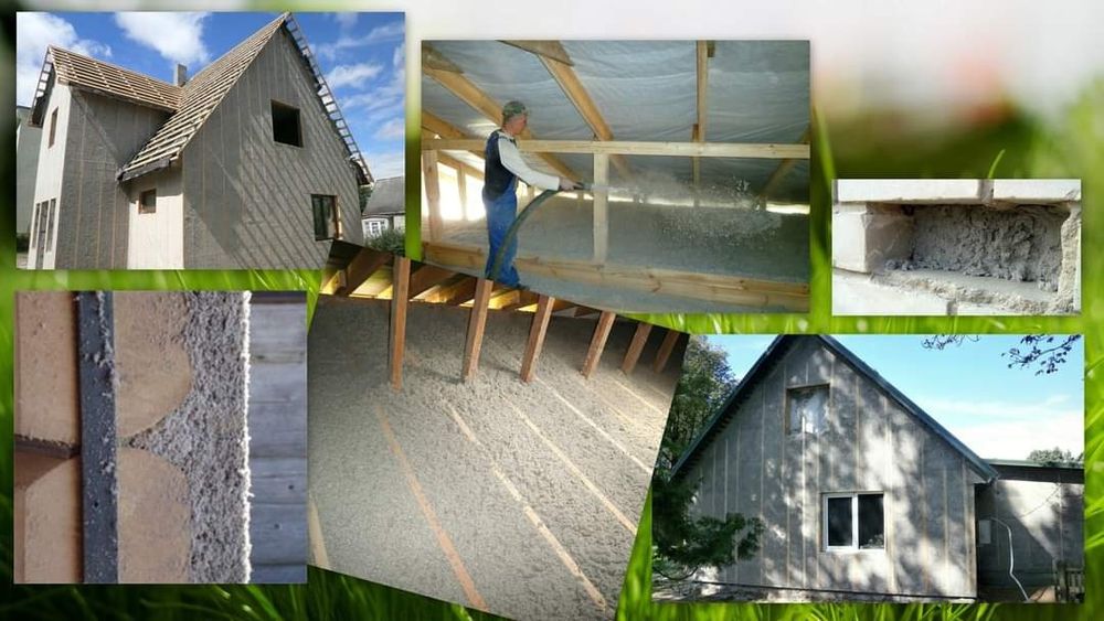 Утеплення будинків ековатою