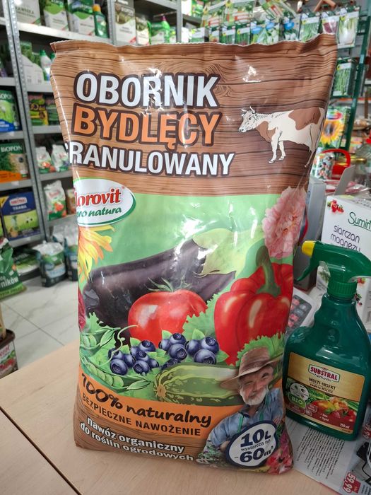 Obornik bydlęcy granulowany 10 L FLOROVIT