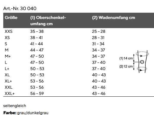 Бандаж коленный Thuasne GENU-GO 30040, размер XL, наколенник