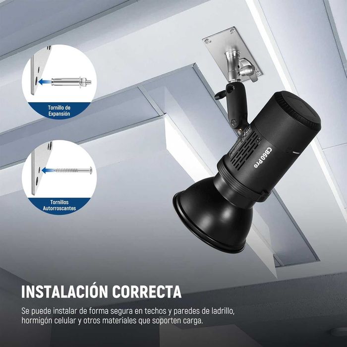Neewer ST-WM1 Suporte de parede e teto