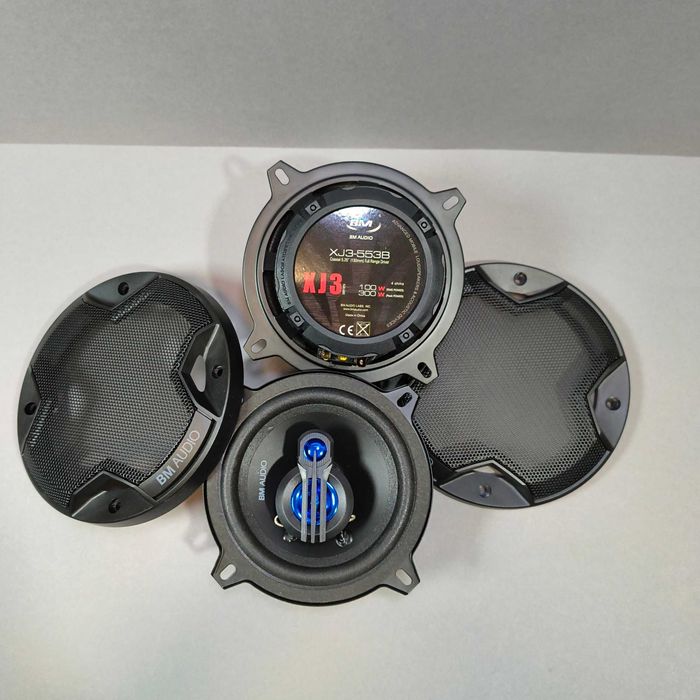 Колонки BOSCHMANN XJ3-553B 13 см – потужний звук, 300 Вт, 3-смугові