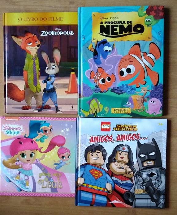 20 Livros infantis de Desenhos Animados da TV