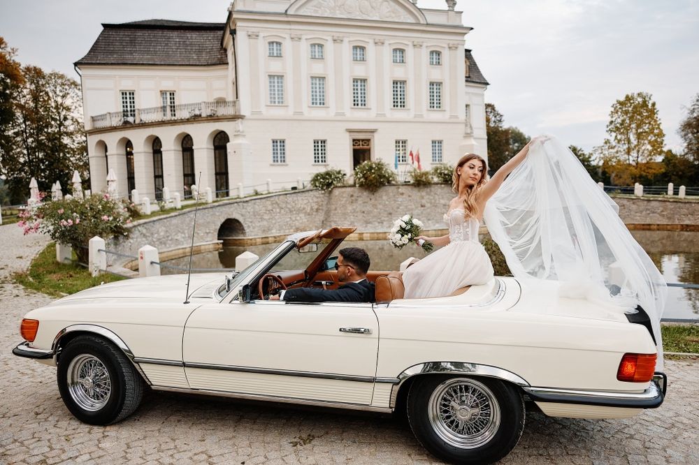 Najpiękniejszy Mercedes SL cabrio do ślubu sesji! Auto prowadzisz sam!